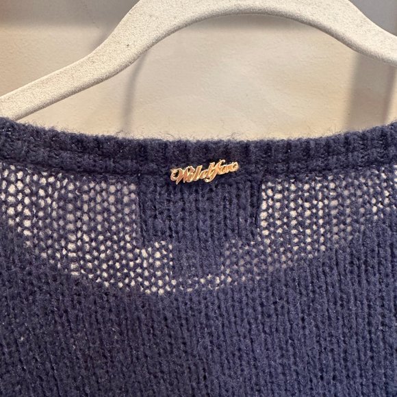 Wildfox White Label | Palace Guard Long Distressed Sweater | Size: Small - Picture 5 of 6